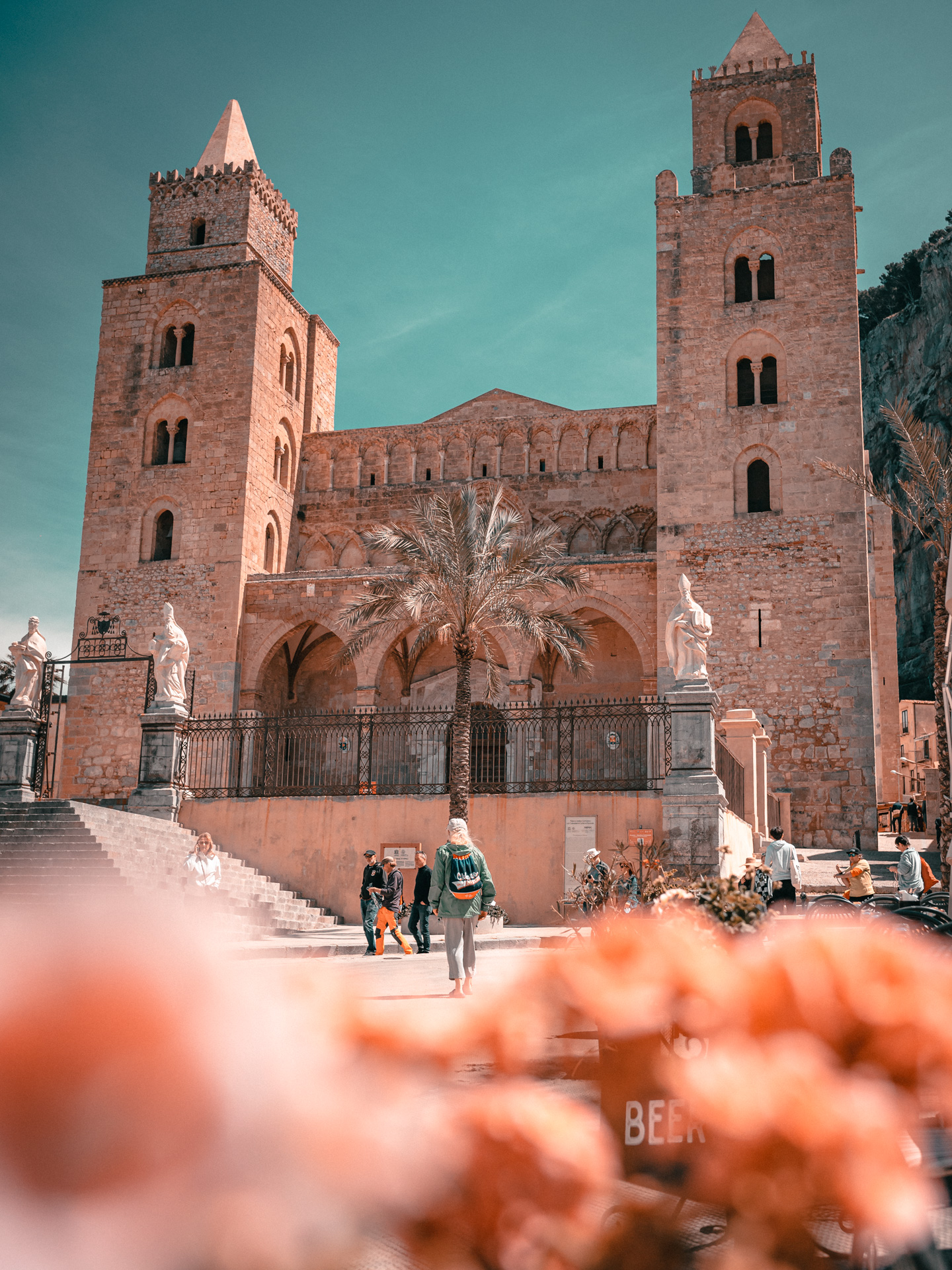 photo de Sicile dans la ville avec des couleurs vives